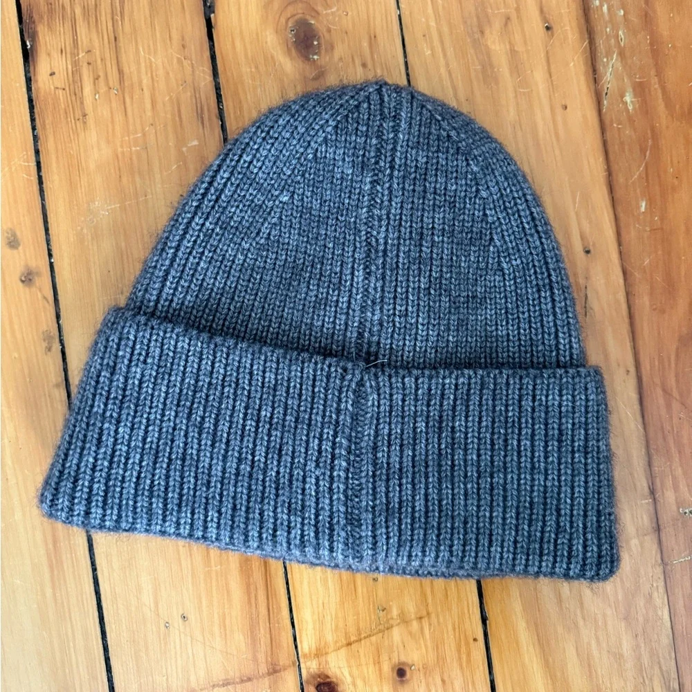 Prada Slate Gray Wool blend beanie. PLS READ DESCRIPTION! - Picture 2 of 5